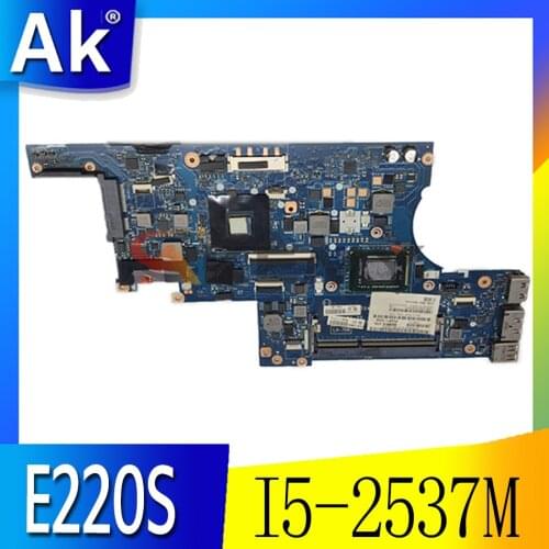 Akemy 04W6559 PIVP1 LA-7041P MAIN BOARD For Lenovo Thinkpad Edge E220S Laptop Motherboard SR03W I5-2537M CPU DDR3