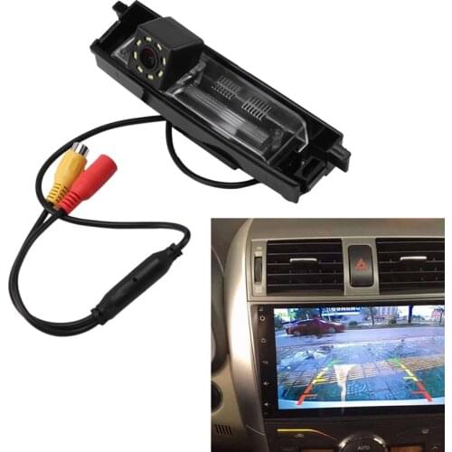 Car Reversing Rear View Camera 12 Lights Reversing Parking Camera for Toyota RAV4 2006-2012