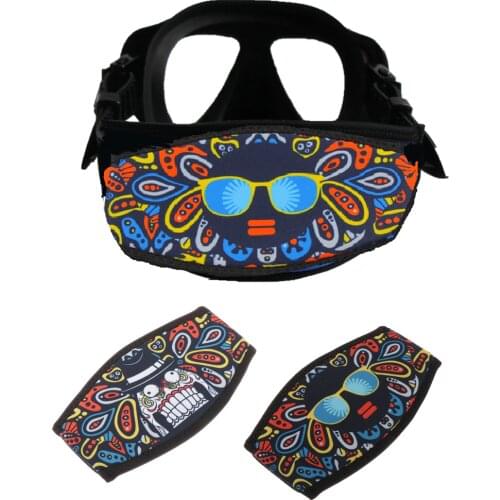 Padded Scuba Diving Mask Strap Cover Wrapper 18x10cm Neoprene Wrap Sleeve Scuba Diving Mask Strap Cover