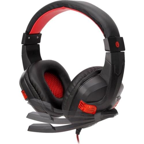 SY860MV Gaming Headset Deep Bass Stereo Computer Game Headphones With Microphone LED Light R20