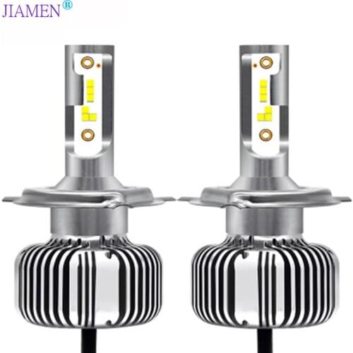 JIAMEN 2PCS H7 H4 LED 120W 12000LM/PAIR Car Headlight Bulbs H1 LED H7 H8 H9 H11 Headlamps Kit 9005 HB3 9006 HB4 Auto LED Lamps