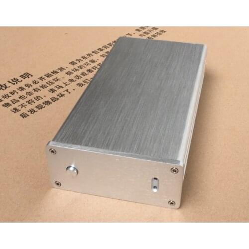 116*50*229MM DIY Shell Enclosure Small All-aluminum Amplifier Chassis Box DAC Decoder Front Chassis Amplifier shell1105