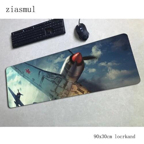 War thunder pad mouse 90x30cm computer gamer mouse pad thick padmouse big locked edge mousepad ergonomic gadget office desk mats