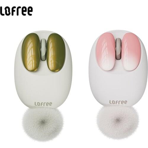 Lofree PETAL mouse wireless bluetooth dual-mode mouse girl likes notebook desktop computer Office and home use