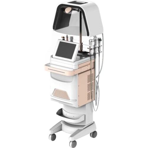 Multifunctional 10 in 1 95% Pure Oxygen Facial Dome Mask Oxygen Therapy Jet Peel Machine