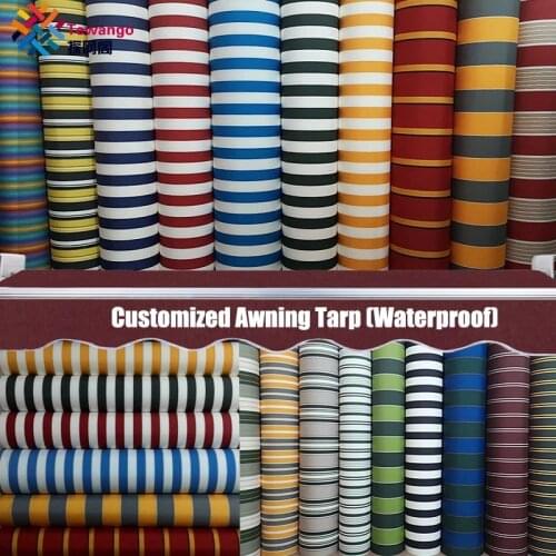 Newly Outdoor BBQ Retractable Balcony Awnings Thicken Oxford Rainproof Sunshade Shelter Window House Pond Antracite Canopy Cloth