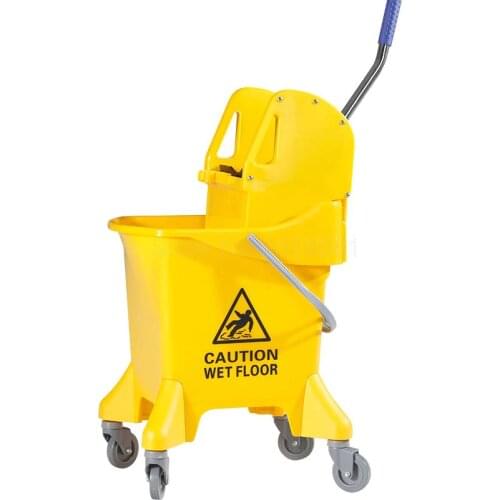 Cleaning mop squeezing bucket squeeze water truck household mop car commercial mop bucket moped car thickening hand pressure