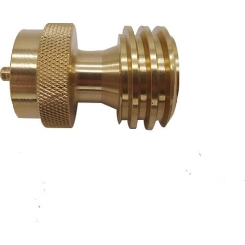 EARTH STAR US standard propane tanks Steak Save brass refill adapter QCC1 connector