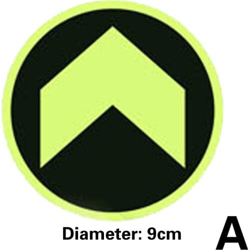 Reflective Color Arrow Signs 0.5mm pvc With Strong Adhesive Tape