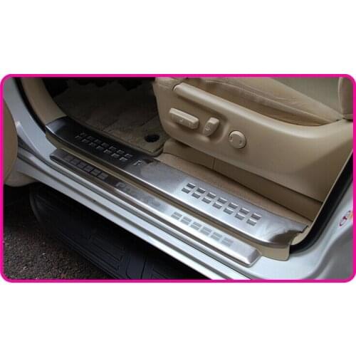 Higher star 8pcs(4internal+4 external)door sills scuff footplate,protection bar for TOYOTA Land Cruiser Prado 2010-2017