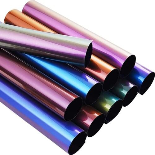 1 roll 12"x20"/30cmx50cm Color Change Chameleon Heat Transfer Vinyl noctilucent Heat Press Machine Tshirt Iron On HTV