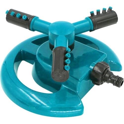 360 Degree Rotating Automatic Garden Watering 3 Fork Sprinkler Irrigation System