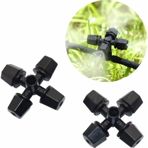 50 Pcs Plastic Atomizing Nozzle Sprinkler Garden Greenhouse Humidifier Spray Atomization Irrigation Equipment