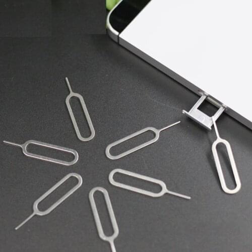 5000 pcs/lots Opener SIM Card Micr Tray Holder Opener Ejector Pin Key Metal Tool For Any Phone waz