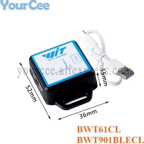 BWT61CL BWT901BLECL Ble 5.0 9 Axis 6 Axis Sensor Module Tilt Angle Inclinometer + Acceleration + Gyro MPU6050 Sensor