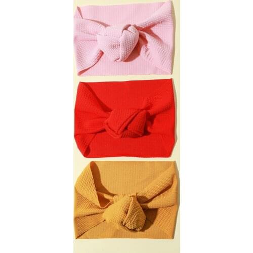 3Pcs Baby Elastic DIY Cloth Butterfly Head Bands Baby Corn Big Head Flower Headband Medal Manufacturer Girls Hair Accessories