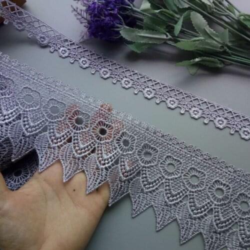 3 yards 9 cm Lace Trim Lace Applique 7 Colors Polyester for Clothes Home Textiles Apparel Sewing Strip Trimmings Lace Fabric New