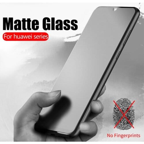 On honor 9a 9c 9s Glass Frosted Matte tempered glass For huawei honor 30 30s honer 9 a c s 10 lite 10 light 10i protective Film