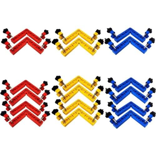 Metal L-Type Corner Clamp 90 Degrees Positioning Squares,Right Angle Clamp , Woodworking for Picture Frames, Boxes,etc