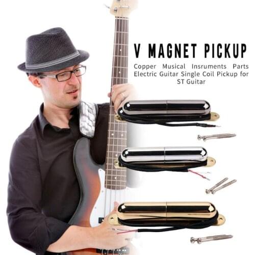 New Fashion Pickup Alnico Magnet Lipstick Tube Electric Guitar Single Coil Pickup for ST Guitar Maintenance Replacement