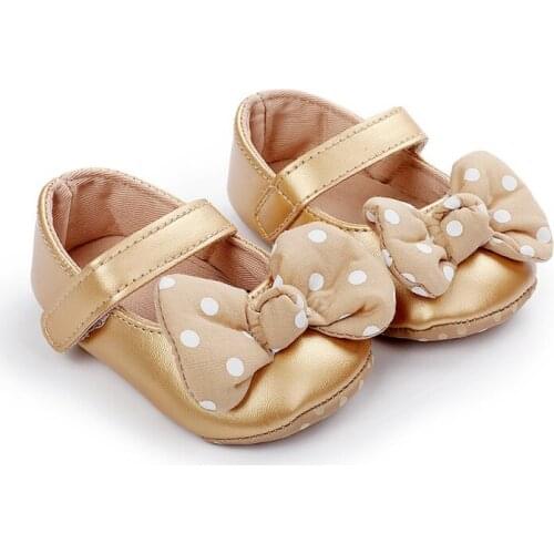 Butterfly Knot Newborn Baby Girls Shoes Infant Kids Princess First Walkers Party Crib Shoes Prewalker Footwear