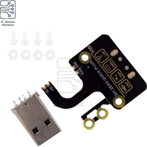 USB Adapter Expansion Board USB Type-A Connector No Data Line Require For Raspberry Pi Zero W/Zero WH USB Adapter Board