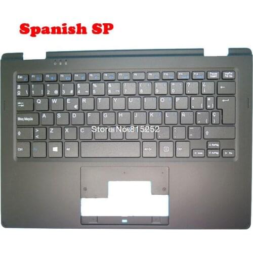 Laptop PalmRest&keyboard For PEAQ PNB T2011-I0N3 11.6 360 Black C shell With Spanish SP Black keyboard