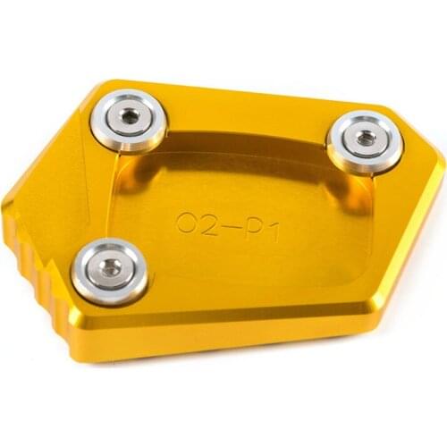 Kickstand Foot Side Stand Enlarge Extension Pad Support Plate Aluminum Motorcycle For Honda CBR650F CBR250F CBR300R 2014 2015