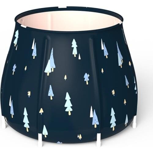 Portable Bathtub Folding Bath Bucket Foldable Large Adult Tub Baby Swimming Pool Insulation Separate Family Bathroom SPA Tub