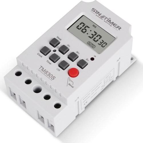 12V Digital Displaying Programmable Timer Second Control Time Switch Kitchen Lamp Automatic Cycle Switch Time Power Controller