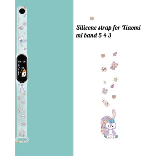 Glacier transparent Strap For Xiaomi mi Band 6 5 4 3 Bracelet for Amazfit band 5 Wristband for mi band 5 4 Replacement Strap