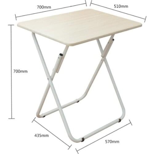 70*50CM Folding Laptop Table Free Installation Notebook Table Portable Mobile Bedside Table Modern Sofa Side Desk