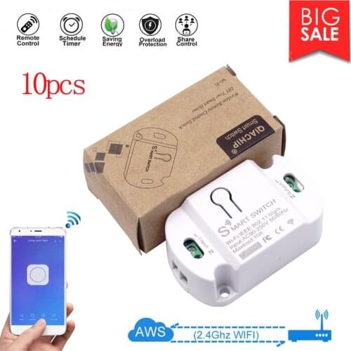 Wifi Smart Switch For XiaoMi Smart Wireless Remote Switch Domotica Light Controller Module Smart House For Alexa Google Home