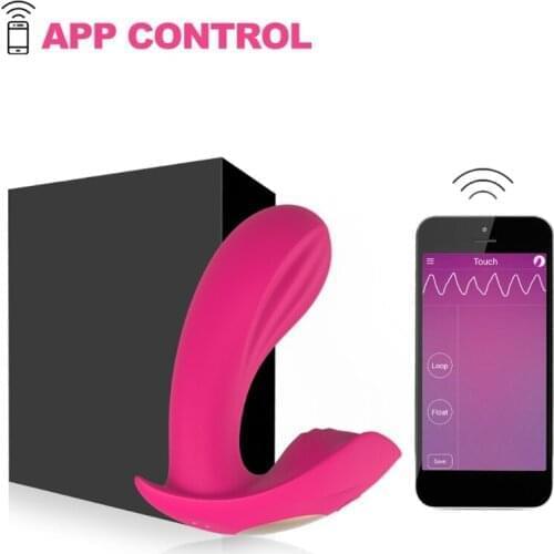 Butterfly Vibrator with Bluetooth-compatible App Wearable Vibrators for G-spot Sex Toy for Couples and Women