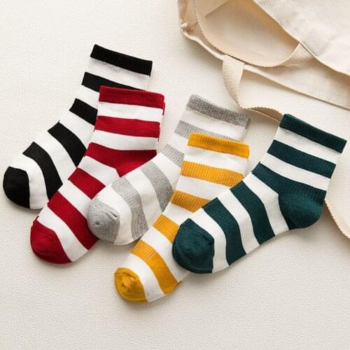 Funny Women Candy Colors Female Cute Lady Stripe Pattern School Girls Korean Style Casual Socks