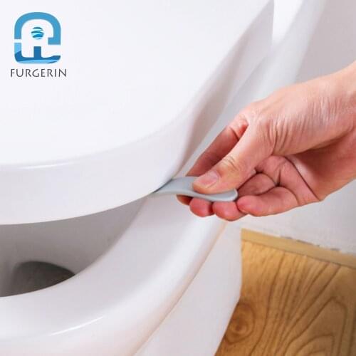 FURGERIN 2PCS Toilet Seat Lifter WC Cover Lifting convenient toilet lift Toilet Handle toilets lifting stick Bathroom Gadgets
