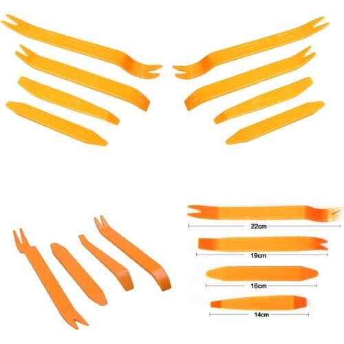 4 Pcs Good Usage Car Disassembly Interior Kit Audio Removal Trim Panel Dashboard Car DVD Player Auto Trim Removal Tool