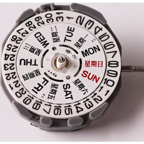 Watch movement accessories new Japanese movement VJ23B three pin double calendar window quartz movement without battery