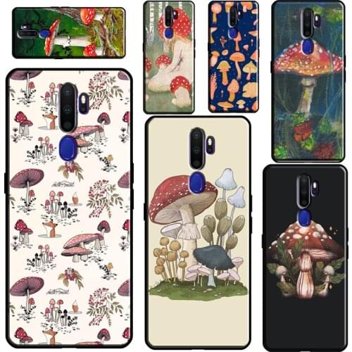 Mushroom Aesthetic For OPPO A31 A53 2020 A5 A9 A1K A15 A3S A5S A52 A72 A92 A83 A91 A93 Reno2 Z F5 F7 Case