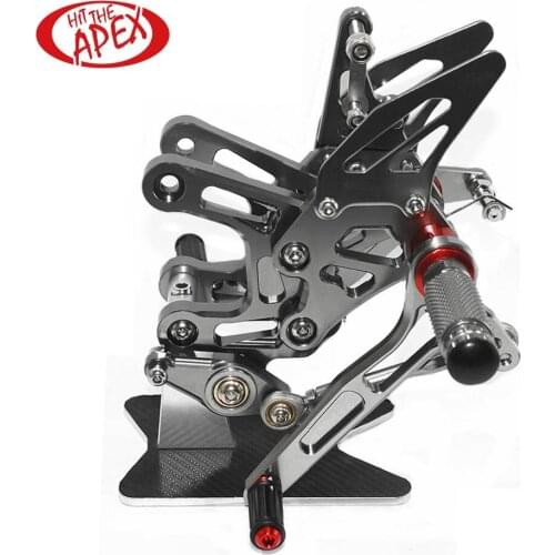 For KAWASAKI ZX-10 Ninja 2016 2017 2018 2019 CNC Adjustable Rider Rear Footrest Aluminum Alloy Rear sets for KAWASAKI ZX 10R