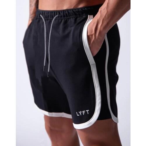 Mens Double-Lined, Breathable, Sweat-Wicking, Quick-dry, Capri Pants, Sports, Outdoor Gym Shorts