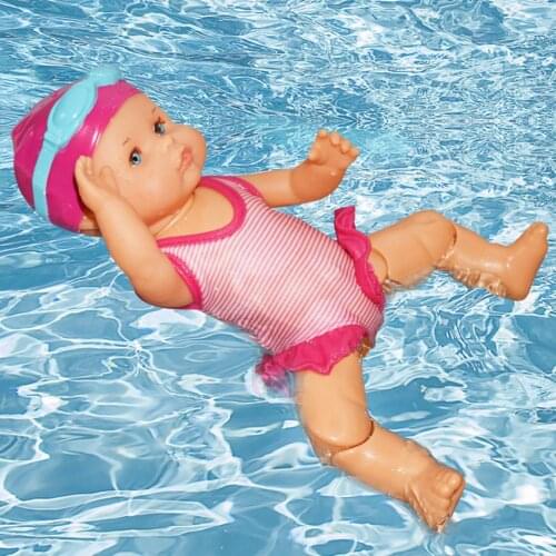 Summer Cute Children Beach Swimming Pool Doll Creative and Unique Water Entertainment Toys Electric Doll Water Play Toys