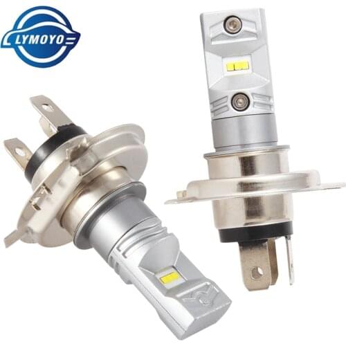 LYMOYO 2pcs Car H4 led hi/lo with CSP chip 6SMD drl LED Fog Lamp Daytime Running Light Turning Bulb High Low Beam Headlight 12V