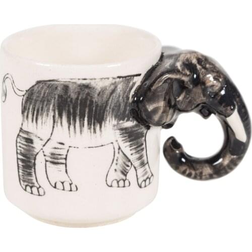 Elephant Model Coffee Mug Cup
