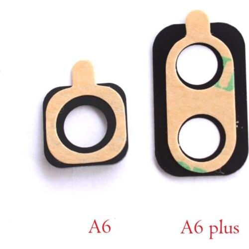 2pcs/lot New rear back camera lens for Samsung Galaxy A6 A6 plus + 2018 A600F A605F A600 A605