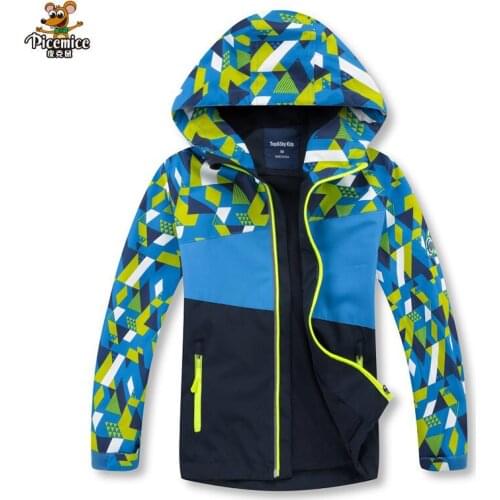 2020 Autumn Winter Outerwear Windbreaker Children Jacket For Kids Hooded For Boys Coat Outdoor Compass Girls Waterproof Coat