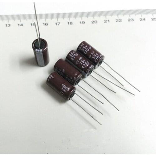 CAP Switching US 35V 470UF Size 10*20 mm NIPPONCHEMI-CON High frequency low resistance new and original