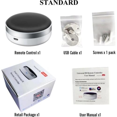 Dropshipping WIFI Universal Infrared Remote Control TV Set-top Box Air Conditioner Smart Speaker Voice Smart Life Accessories