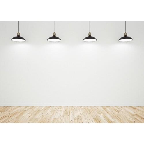 Empty Room White Wall Wooden Floor Photographic Backgrounds Backdrops for Baby Children Portrait Family Photocall Photo Studio