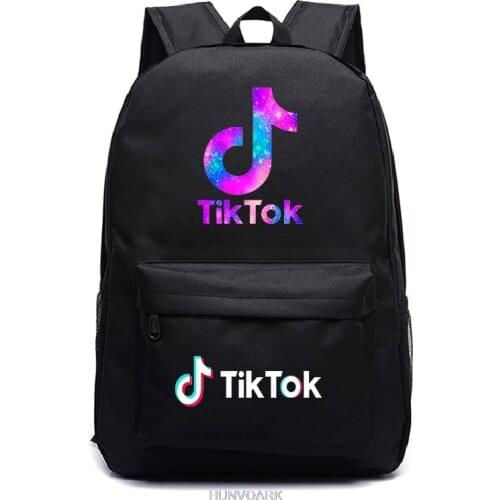 TIK TOK Backpack Unisex Capacity Letter 3D Printing Nylon Casual Backpack School Bag Fashion Mochilas For Men Women
